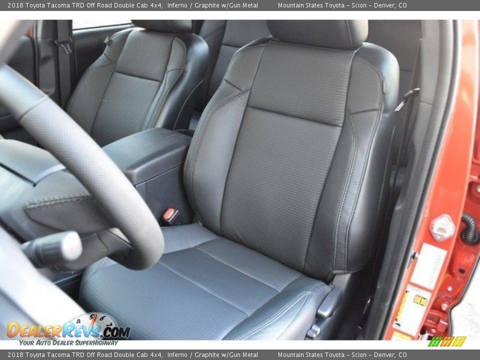 2018 Toyota Tacoma TRD Off Road Double Cab 4x4 Inferno / Graphite w/Gun Metal Photo #7