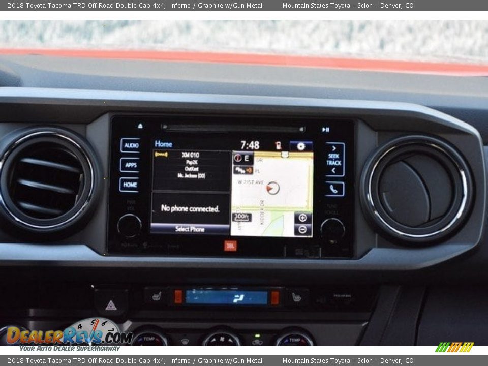 2018 Toyota Tacoma TRD Off Road Double Cab 4x4 Inferno / Graphite w/Gun Metal Photo #10