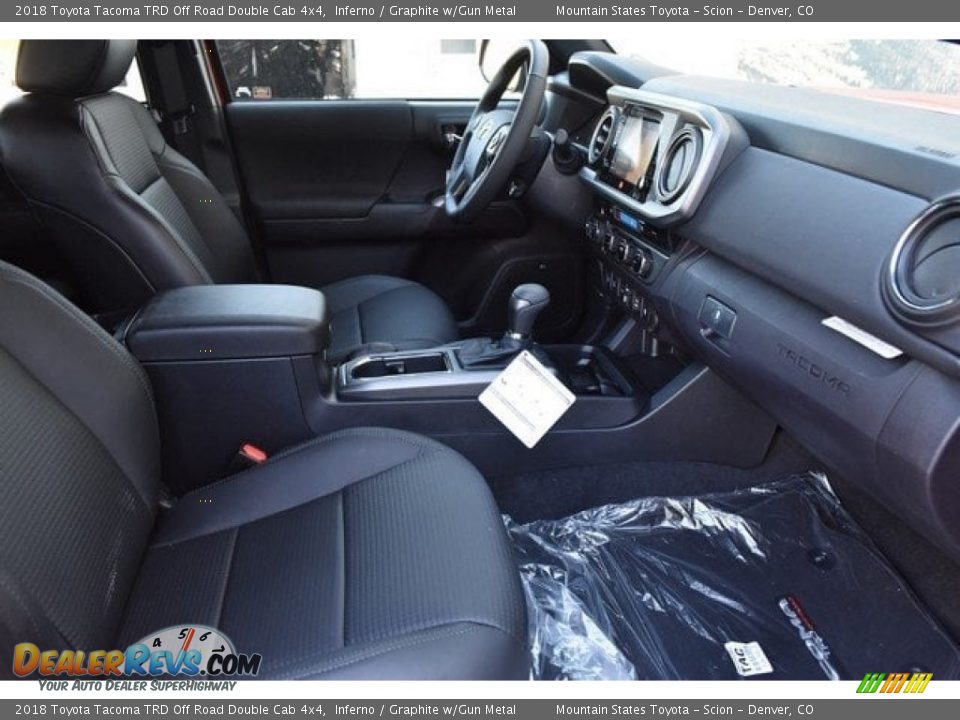 2018 Toyota Tacoma TRD Off Road Double Cab 4x4 Inferno / Graphite w/Gun Metal Photo #12