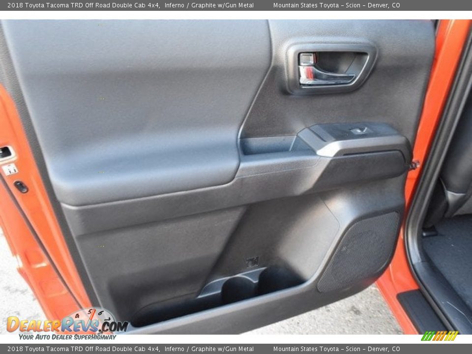 2018 Toyota Tacoma TRD Off Road Double Cab 4x4 Inferno / Graphite w/Gun Metal Photo #21