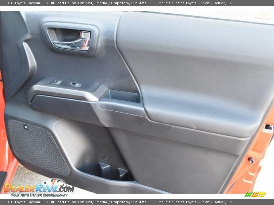 2018 Toyota Tacoma TRD Off Road Double Cab 4x4 Inferno / Graphite w/Gun Metal Photo #22