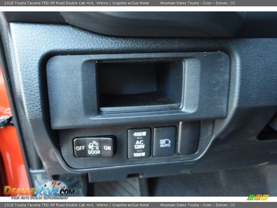 2018 Toyota Tacoma TRD Off Road Double Cab 4x4 Inferno / Graphite w/Gun Metal Photo #25