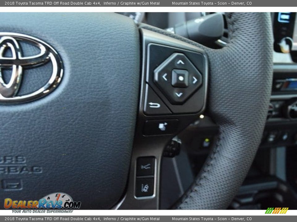 2018 Toyota Tacoma TRD Off Road Double Cab 4x4 Inferno / Graphite w/Gun Metal Photo #27