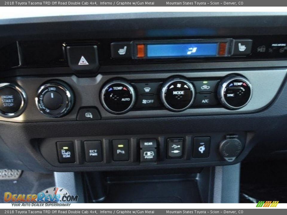 2018 Toyota Tacoma TRD Off Road Double Cab 4x4 Inferno / Graphite w/Gun Metal Photo #29