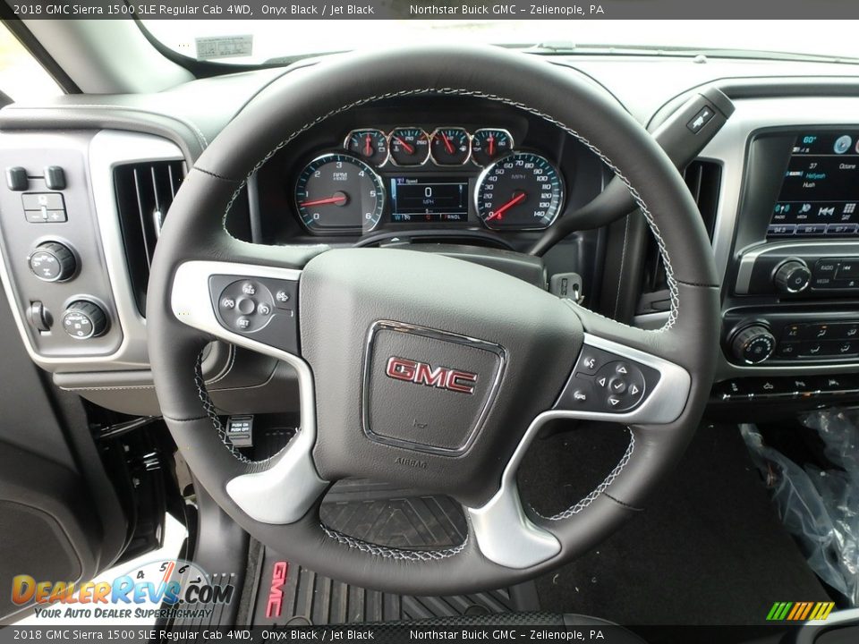 2018 GMC Sierra 1500 SLE Regular Cab 4WD Steering Wheel Photo #18