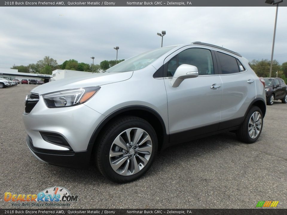 2018 Buick Encore Preferred AWD Quicksilver Metallic / Ebony Photo #1