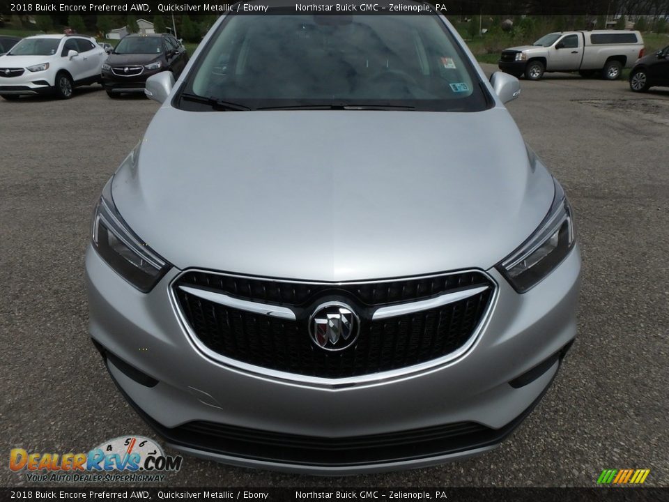 2018 Buick Encore Preferred AWD Quicksilver Metallic / Ebony Photo #2