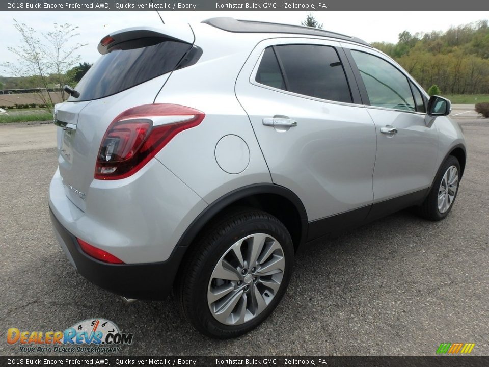 2018 Buick Encore Preferred AWD Quicksilver Metallic / Ebony Photo #5