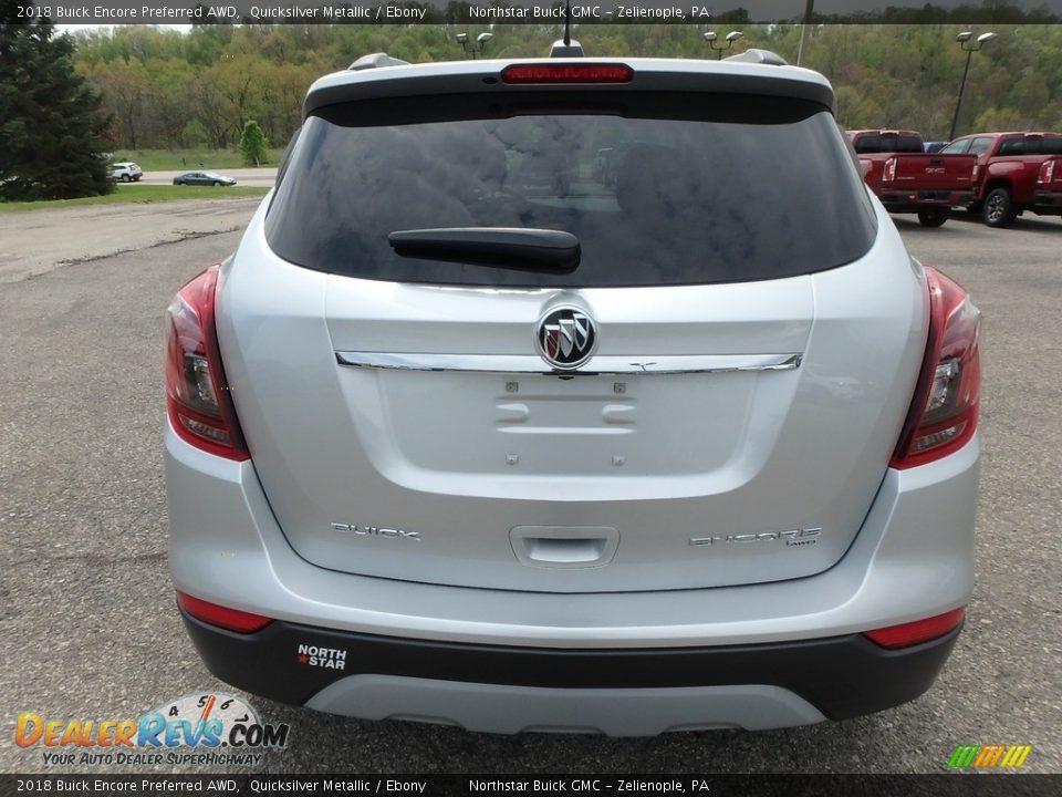 2018 Buick Encore Preferred AWD Quicksilver Metallic / Ebony Photo #6