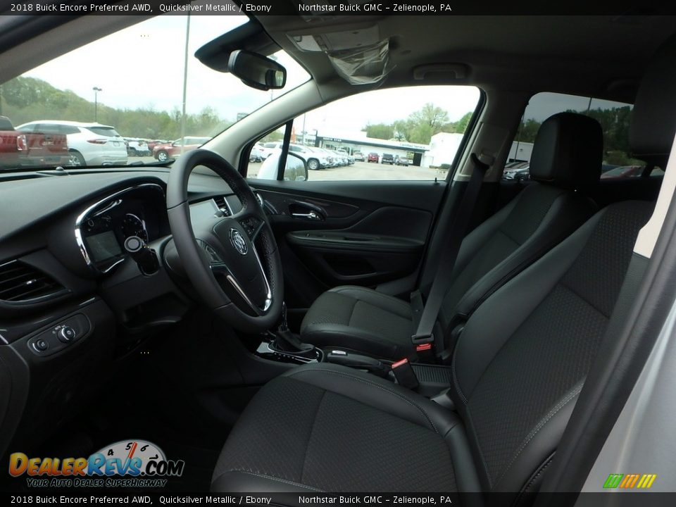2018 Buick Encore Preferred AWD Quicksilver Metallic / Ebony Photo #11