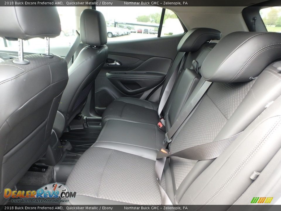 2018 Buick Encore Preferred AWD Quicksilver Metallic / Ebony Photo #12