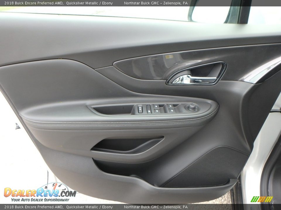 2018 Buick Encore Preferred AWD Quicksilver Metallic / Ebony Photo #14
