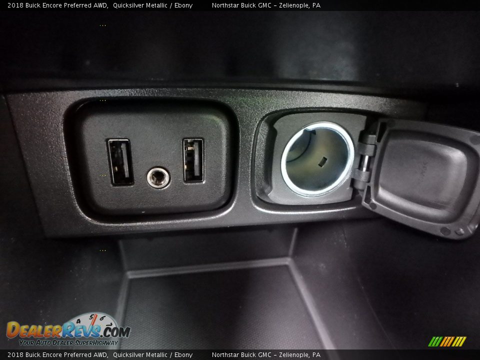 2018 Buick Encore Preferred AWD Quicksilver Metallic / Ebony Photo #20