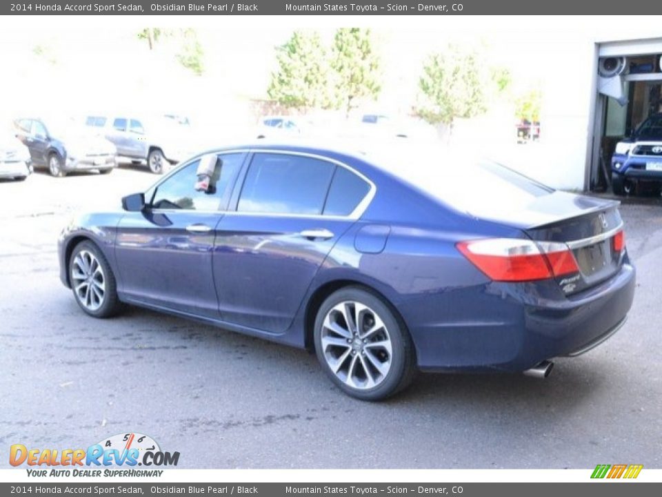 2014 Honda Accord Sport Sedan Obsidian Blue Pearl / Black Photo #5