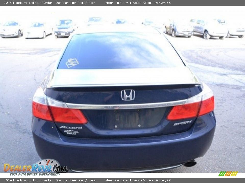 2014 Honda Accord Sport Sedan Obsidian Blue Pearl / Black Photo #6