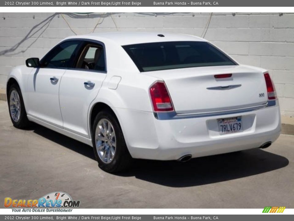 2012 Chrysler 300 Limited Bright White / Dark Frost Beige/Light Frost Beige Photo #2