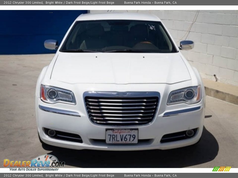 2012 Chrysler 300 Limited Bright White / Dark Frost Beige/Light Frost Beige Photo #7