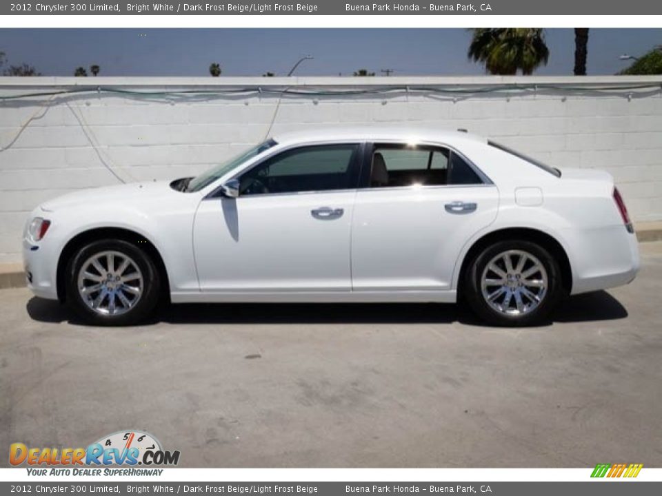 2012 Chrysler 300 Limited Bright White / Dark Frost Beige/Light Frost Beige Photo #9