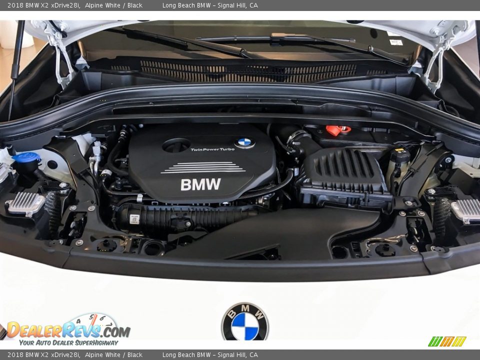 2018 BMW X2 xDrive28i Alpine White / Black Photo #8