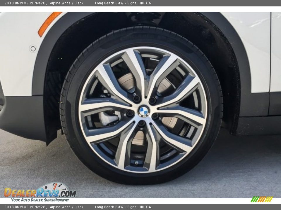 2018 BMW X2 xDrive28i Alpine White / Black Photo #9