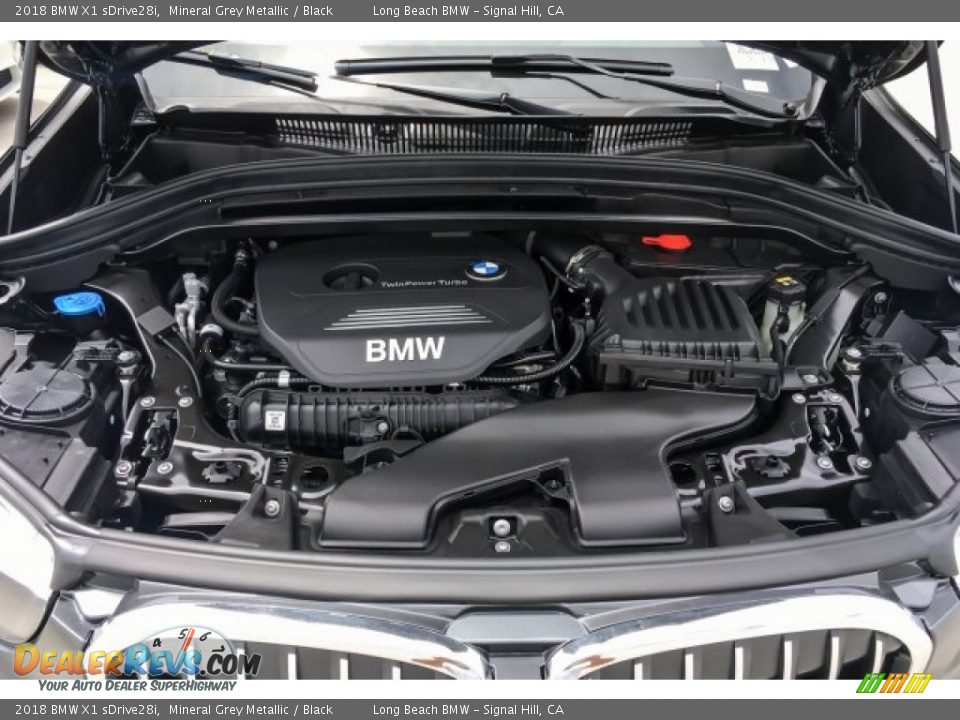 2018 BMW X1 sDrive28i Mineral Grey Metallic / Black Photo #8