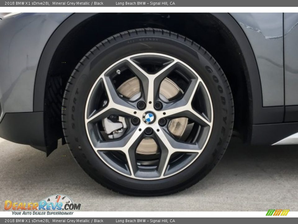 2018 BMW X1 sDrive28i Mineral Grey Metallic / Black Photo #9