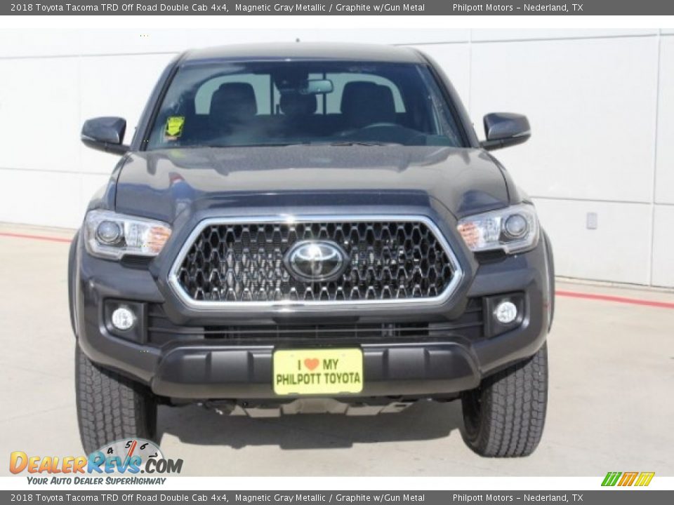 2018 Toyota Tacoma TRD Off Road Double Cab 4x4 Magnetic Gray Metallic / Graphite w/Gun Metal Photo #2