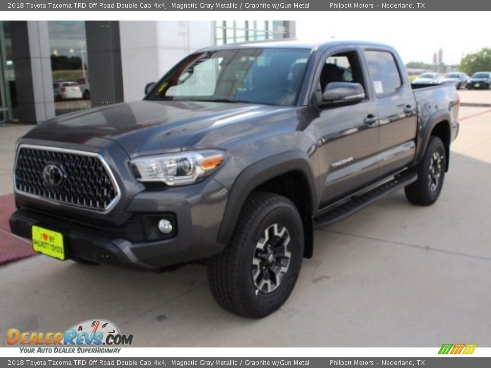 2018 Toyota Tacoma TRD Off Road Double Cab 4x4 Magnetic Gray Metallic / Graphite w/Gun Metal Photo #3
