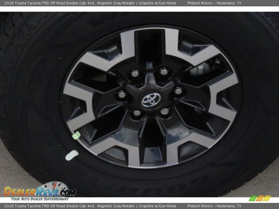 2018 Toyota Tacoma TRD Off Road Double Cab 4x4 Magnetic Gray Metallic / Graphite w/Gun Metal Photo #4