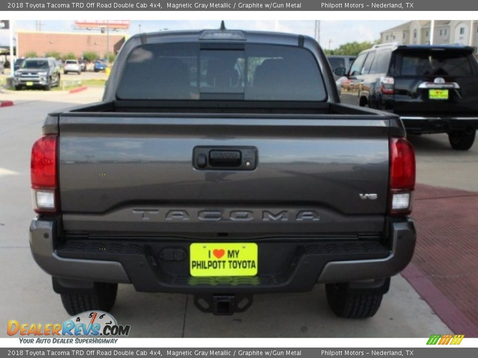 2018 Toyota Tacoma TRD Off Road Double Cab 4x4 Magnetic Gray Metallic / Graphite w/Gun Metal Photo #7