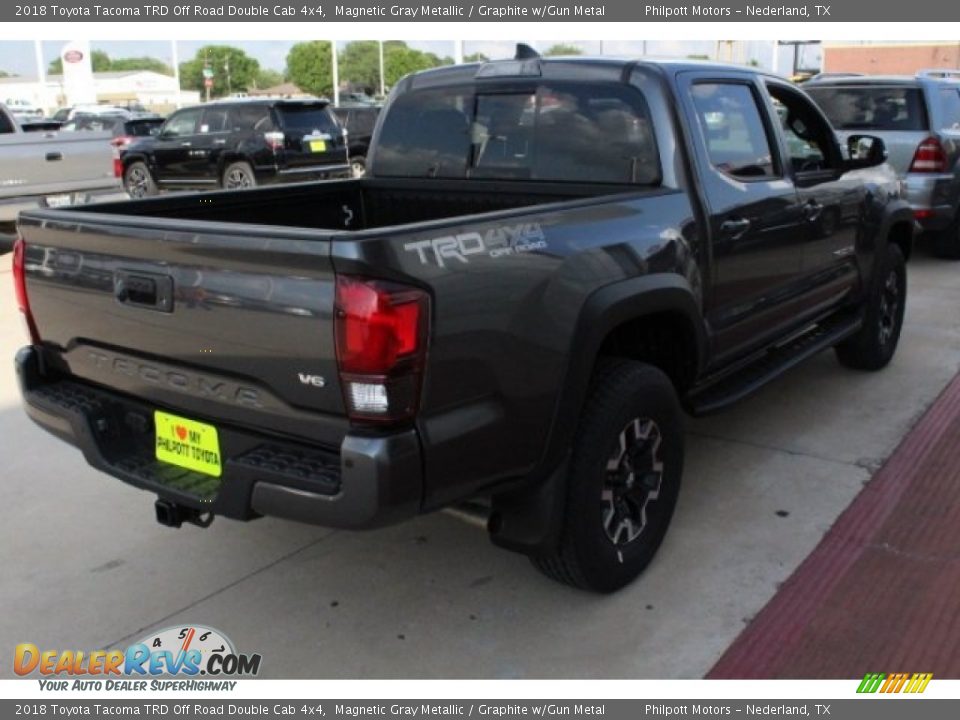 2018 Toyota Tacoma TRD Off Road Double Cab 4x4 Magnetic Gray Metallic / Graphite w/Gun Metal Photo #8