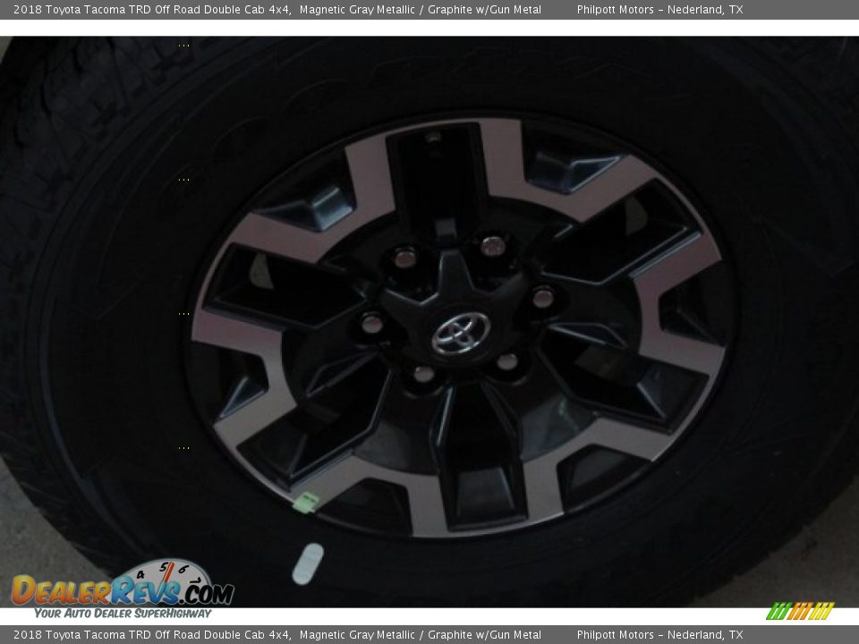 2018 Toyota Tacoma TRD Off Road Double Cab 4x4 Magnetic Gray Metallic / Graphite w/Gun Metal Photo #9