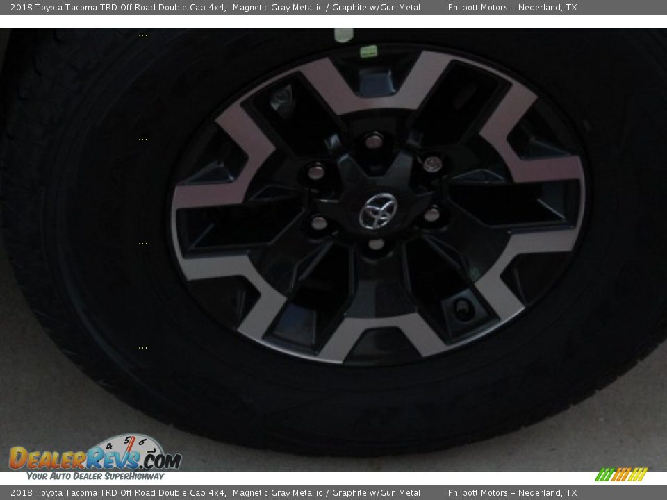 2018 Toyota Tacoma TRD Off Road Double Cab 4x4 Magnetic Gray Metallic / Graphite w/Gun Metal Photo #10