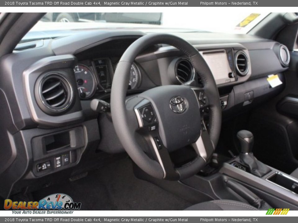 2018 Toyota Tacoma TRD Off Road Double Cab 4x4 Magnetic Gray Metallic / Graphite w/Gun Metal Photo #13
