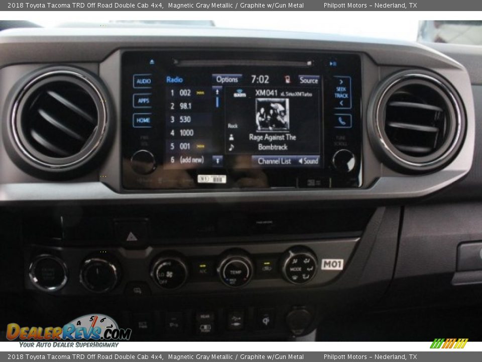 2018 Toyota Tacoma TRD Off Road Double Cab 4x4 Magnetic Gray Metallic / Graphite w/Gun Metal Photo #17