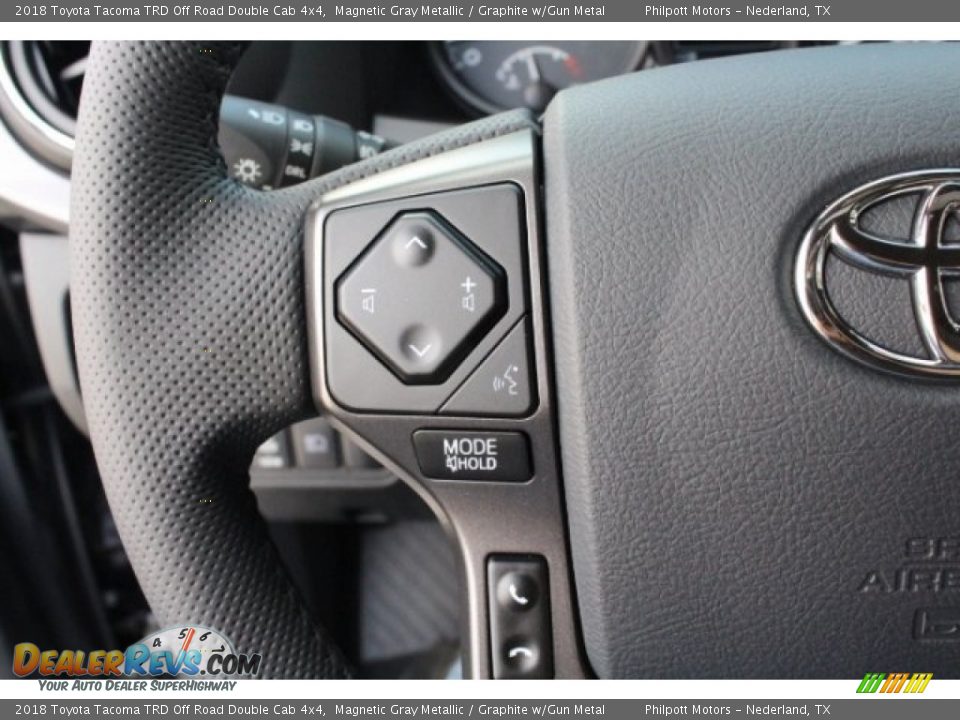 2018 Toyota Tacoma TRD Off Road Double Cab 4x4 Magnetic Gray Metallic / Graphite w/Gun Metal Photo #20