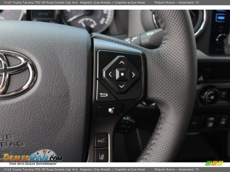2018 Toyota Tacoma TRD Off Road Double Cab 4x4 Magnetic Gray Metallic / Graphite w/Gun Metal Photo #21