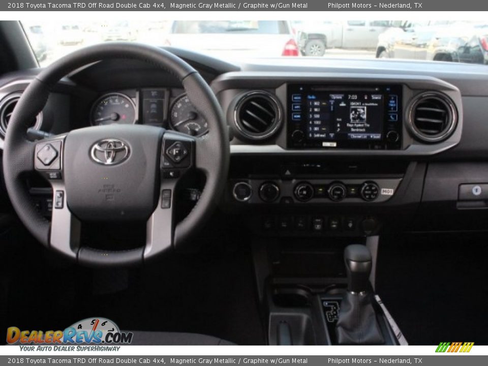 2018 Toyota Tacoma TRD Off Road Double Cab 4x4 Magnetic Gray Metallic / Graphite w/Gun Metal Photo #25