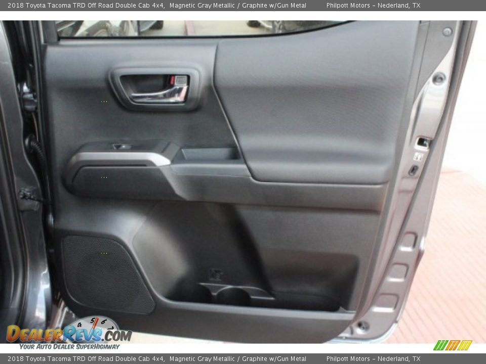 2018 Toyota Tacoma TRD Off Road Double Cab 4x4 Magnetic Gray Metallic / Graphite w/Gun Metal Photo #28