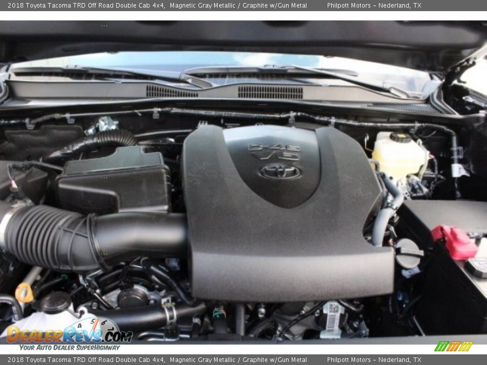2018 Toyota Tacoma TRD Off Road Double Cab 4x4 Magnetic Gray Metallic / Graphite w/Gun Metal Photo #31