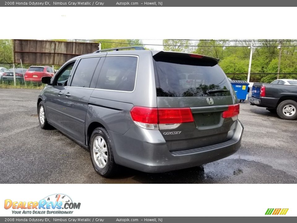 2008 Honda Odyssey EX Nimbus Gray Metallic / Gray Photo #4