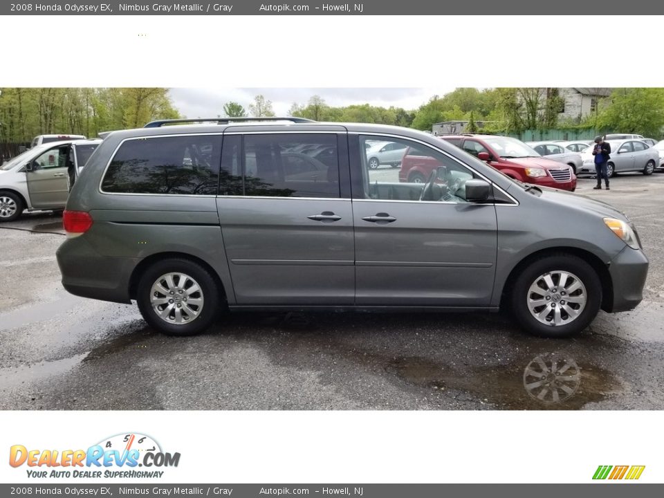 2008 Honda Odyssey EX Nimbus Gray Metallic / Gray Photo #7