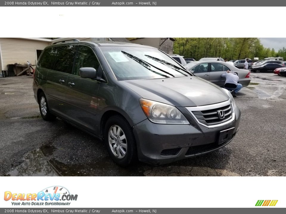 2008 Honda Odyssey EX Nimbus Gray Metallic / Gray Photo #8