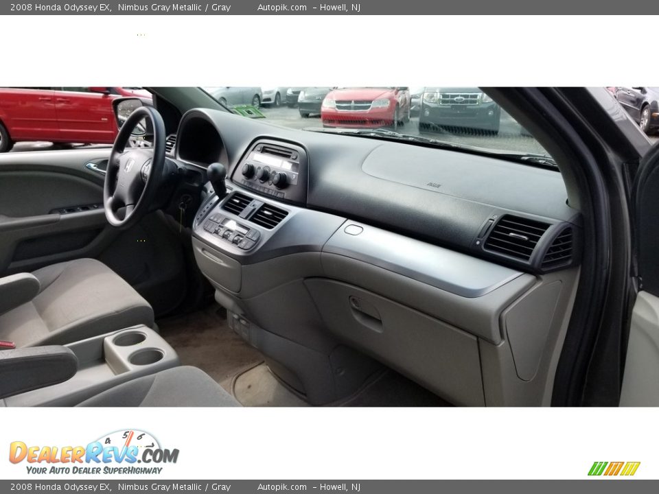 2008 Honda Odyssey EX Nimbus Gray Metallic / Gray Photo #13
