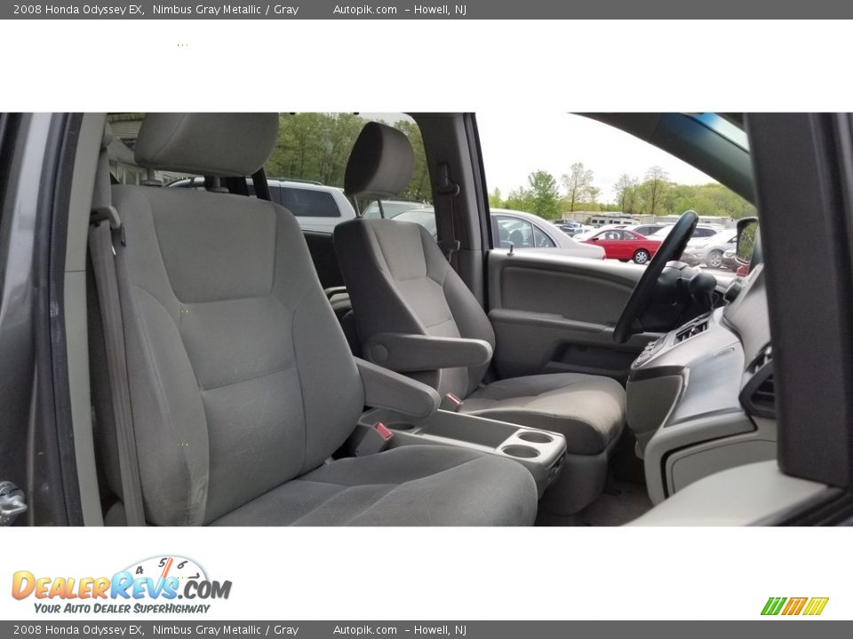 2008 Honda Odyssey EX Nimbus Gray Metallic / Gray Photo #15