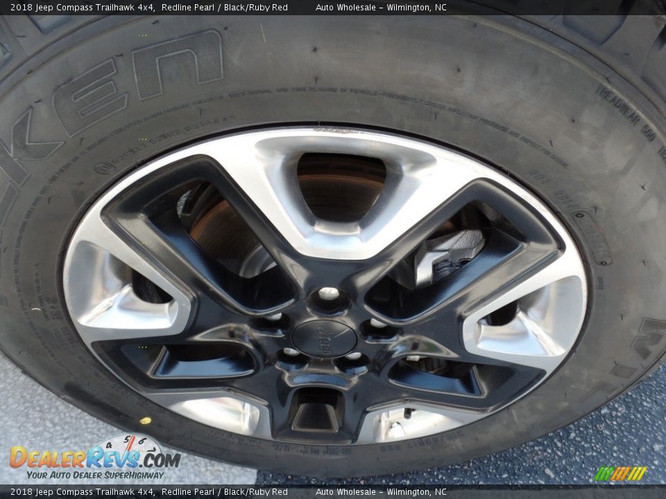 2018 Jeep Compass Trailhawk 4x4 Redline Pearl / Black/Ruby Red Photo #6