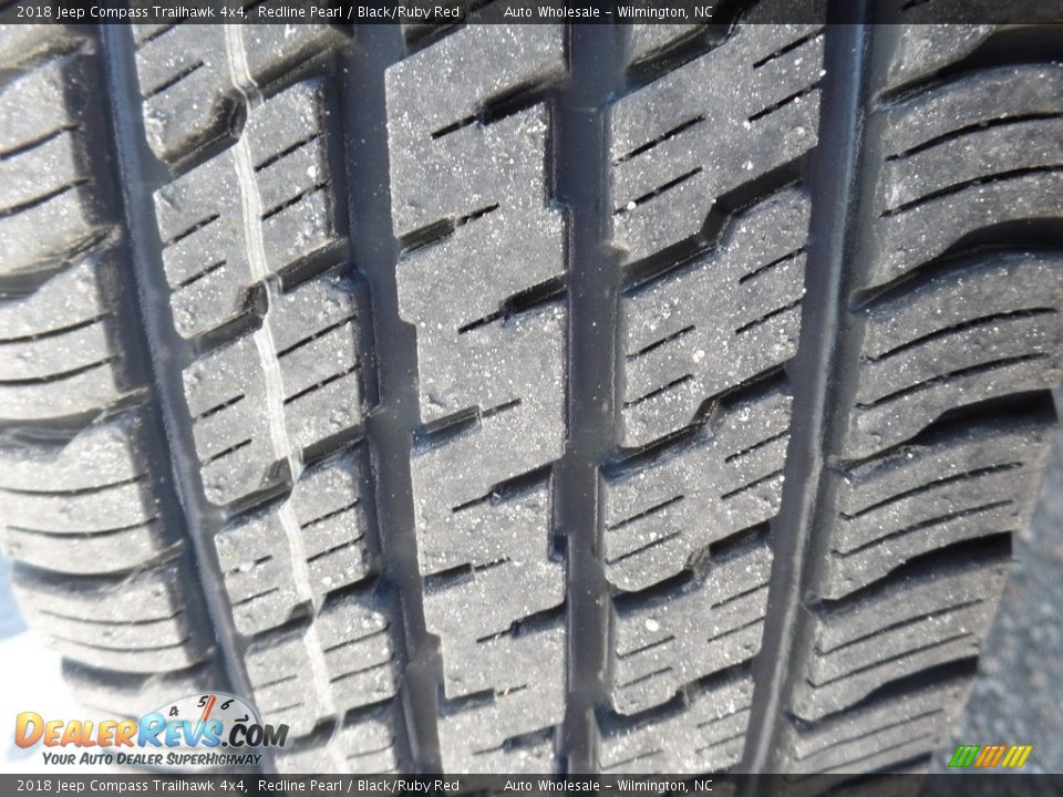 2018 Jeep Compass Trailhawk 4x4 Redline Pearl / Black/Ruby Red Photo #8