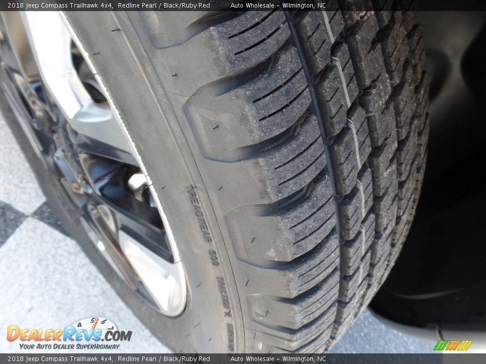 2018 Jeep Compass Trailhawk 4x4 Redline Pearl / Black/Ruby Red Photo #9