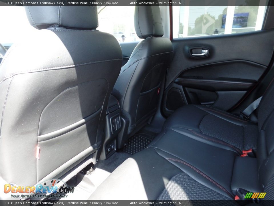 2018 Jeep Compass Trailhawk 4x4 Redline Pearl / Black/Ruby Red Photo #12