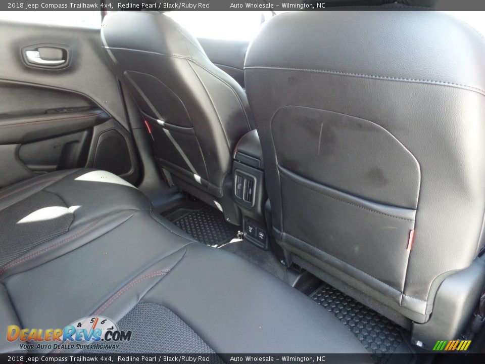 2018 Jeep Compass Trailhawk 4x4 Redline Pearl / Black/Ruby Red Photo #14